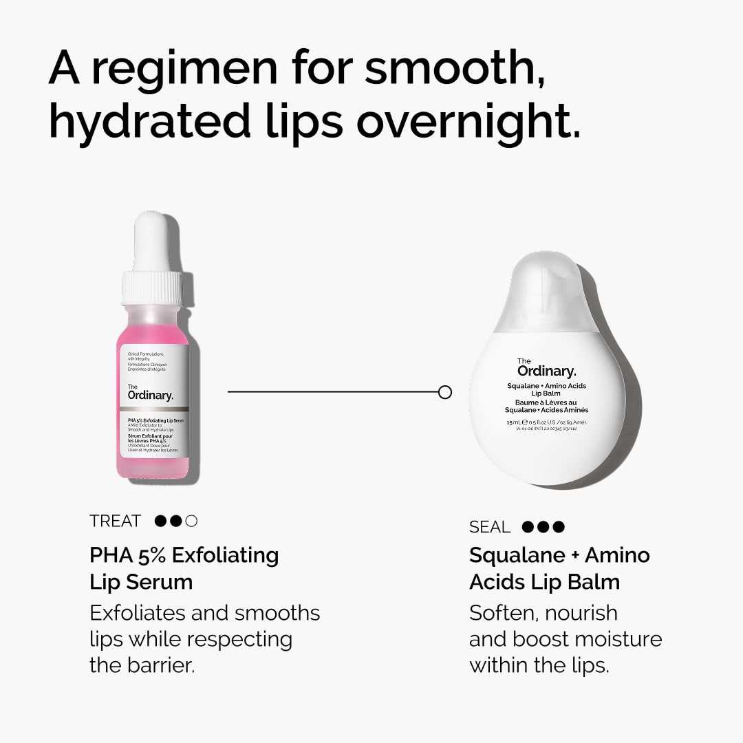 Two lip care products with text describing a lip care regimen.