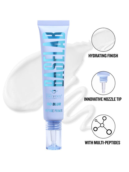 Daily Life Forever52 Baselab Go Blur Peptide Primer | Minimizes Pores & Fine Lines, Hydrating & Smoothing Makeup Base with Multi-Peptides, Hyaluronic Acid & Vitamin E for Flawless Skin