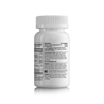 Zephivo Unived Vitamin K2-7 (MenaquinGold) 55mcg, Plant-Based Vitamin MK-7, For Optimal Calcium Absorption, Heart & Bone Health
