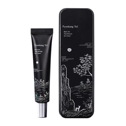 [PKY] Pyunkang Yul Black Tea Time Reverse Eye Cream, Luxurious Anti-Aging Care with Fermented Black Tea, Peptides, Ceramides & Hyaluronic Acids for Firm, Hydrated Skin (25ml)