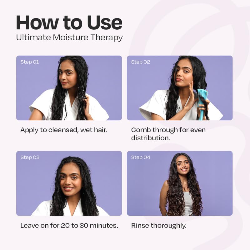Manetain Ultimate Moisture Therapy 100gm | Deep Hydrating Curl Conditioner for Curly Hair Women & Men | Ultra‑Moisturising Conditioner for Frizzy Hair with Algae Oil & Hyaluronic Acid | CG‑Friendly