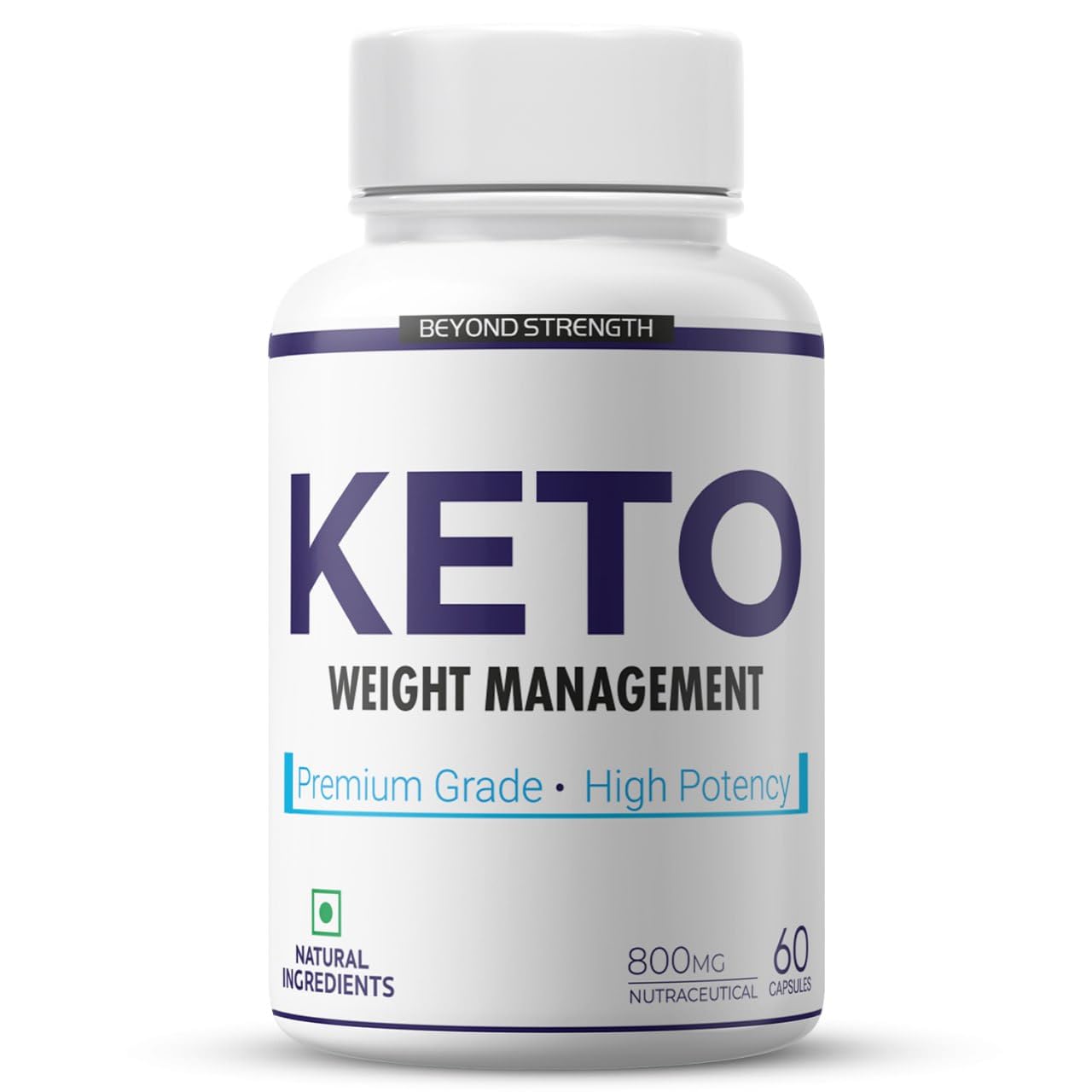 Herbal Max Keto Advanced Weight Management – 800mg | 60 Capsules | With Green Tea, Garcinia Cambogia & Green Coffee Extract | Supports Fat Burn & Metabolism | For Men & Women