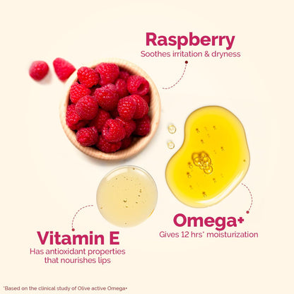 Mamaearth Nourishing Tinted 100% Natural Lip Balm With Vitamin E And Raspberry - 4 G | Gives 12-Hour Moisturization|For Dry&Chapped Lips|Naturally Pink |Natural Tint|Brightens |Tinted Lip Balm