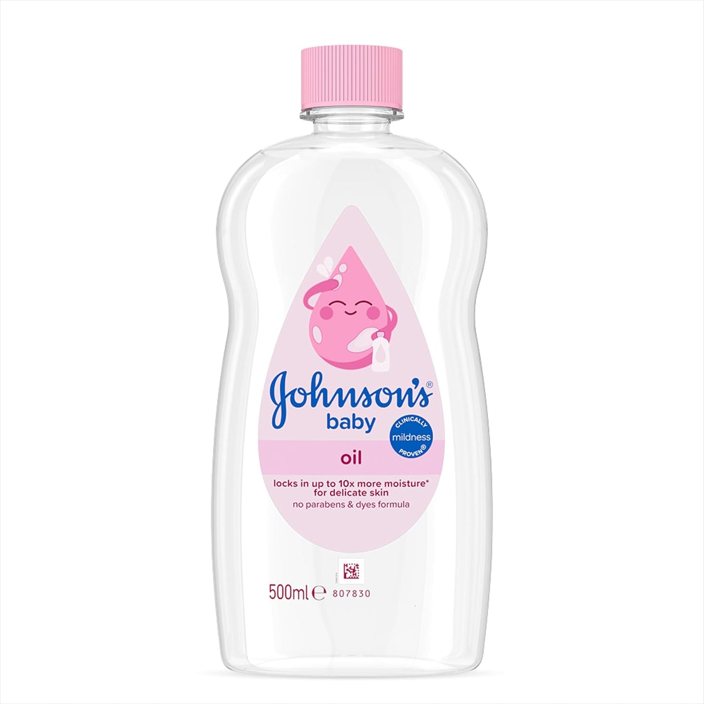Johnson's Baby Oil (500ml, Pink)