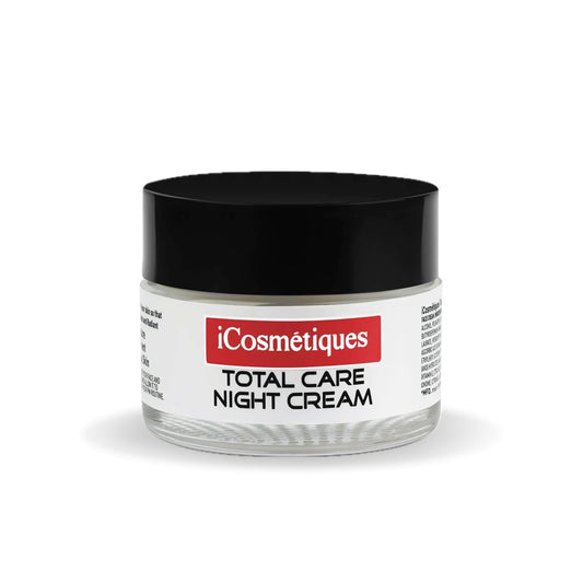iCosmetiques Night Cream |Vitamins B3, C, E |Shea Butter & Glycerin |Deep Hydration & Glow |Lightweight Moisturizer for Radiant Skin |Mineral Oil & Silicone-Free |Unisex Total Care Formula |50g