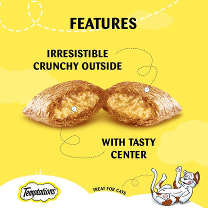 Temptations Cat Treat Tempting Tuna Flavour, 85G - All Life Stages, Dry