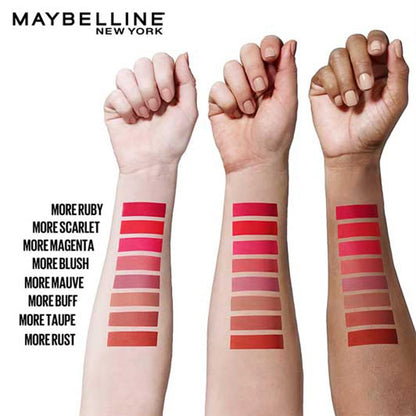 Maybelline New York Superstay Matte Ink Liquid Lipstick, Warrior | No budge bold color for 16H | Transferproof, Waterproof, Foodproof | Brown skin friendly