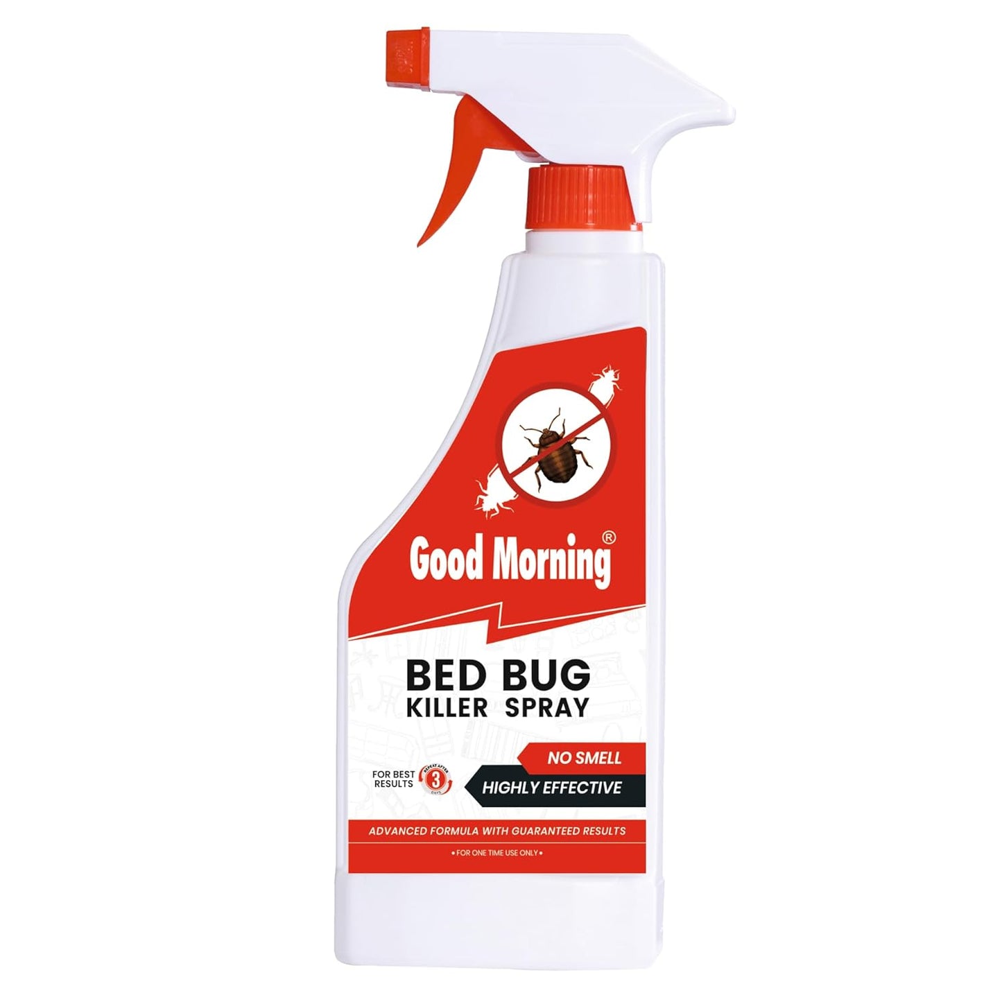 Good Morning Bed Bug Killer Spray 400 ml | Bed Bug Control for Home & Commercial Use