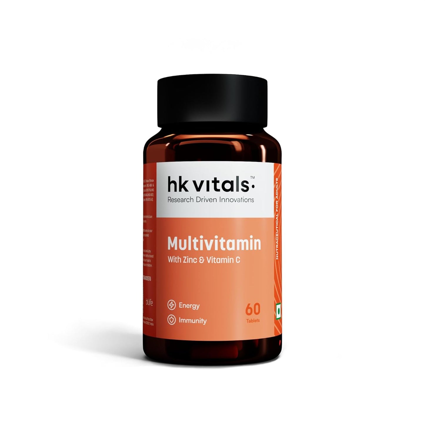 HealthKart hk vitals Multivitamin | For Men and Women | With Zinc, Vitamin C, Vitamin D3, Multiminerals & Ginseng Extract