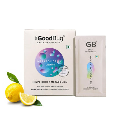 The Good Bug Metabolically Lean: SuperGut Powder|Boost GLP-1| Weight Loss For Women & Men | Probiotics + L-Carnitine | Boost Metabolism & Reduces Cravings Naturally | Naturally | 15 Days Pack