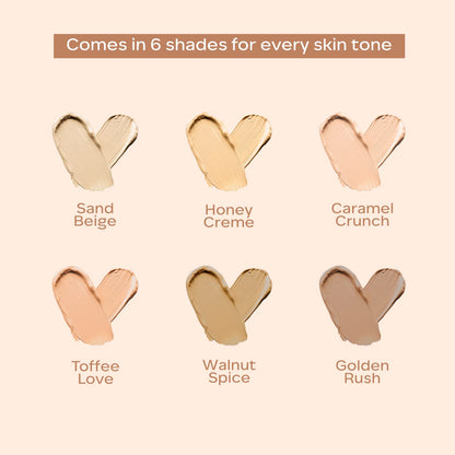 FACESCANADA High Cover Concealer - Sand Beige 01|High Coverage Liquid Concealer|Blends Easily|Natural Finish|Covers Spots, Dark Circles|With Shea Butter & Vitamin E For All Skin Type - 4 Ml