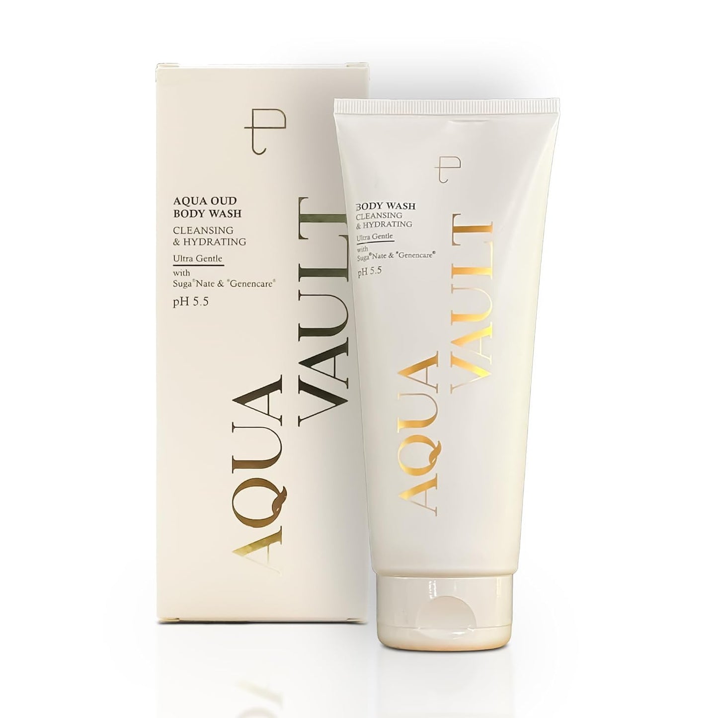Personal Touch Aquavault Gentle Body Wash | Fragrance Vanilla | pH 5.5 Balanced, Sulphate-Free & Moisturising | Sweat-Proof Odour Control | Unisex Body Wash for All Skin Types | 200 ml