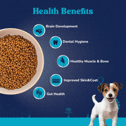 Carniwel Superfoods Puppy Dry Dog Food 1kg | 100% Vegetarian | Fresh & Natural Ingredients | Highly Palatable | GMO Free | Premium Nutrition for Small Dogs