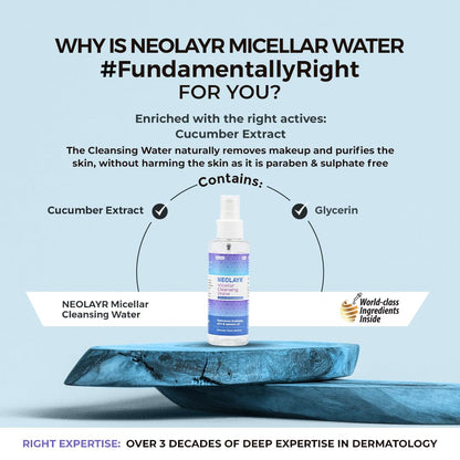 NEOLAYR MICELLAR CLEANSING WATER 100 ML