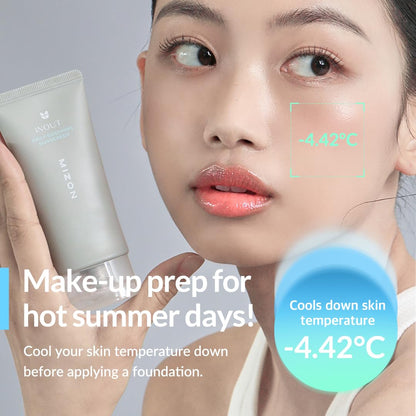 Mizon Inout Daily Soothing Sunscreen Spf50+ Pa++++ | Moisturizing - No White Cast - Suitable for Acne-Prone Skin - Reduces Redness - Cools down skin temp - 50 ml