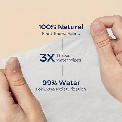 Maate Baby Wipes | Soothing & Hypoallergenic | Infused With Plant Squalane, Tamanu Oil & Aloe Vera | Moisturizing & Hydrating | Wipe for Baby's | Paraben & Sulphate Free (pack of 1, 4 wipes)