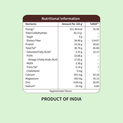 Neuherbs Chia Seeds – 200gm|Raw & Unroasted| Seeds for Weight Management & Glowing Skin| Rich in Calcium, Protein & Fiber with Omega 3| Gluten-Free Healthy Snacks