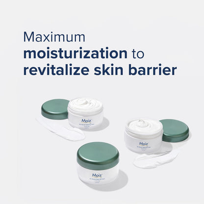 Moiz MM Skin Barrier Restoring Cream | For Very Dry & Sensitive Skin | Shea Butter & Vitamin E | Dermatologically Tested