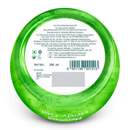 Green container with a label on a white background
