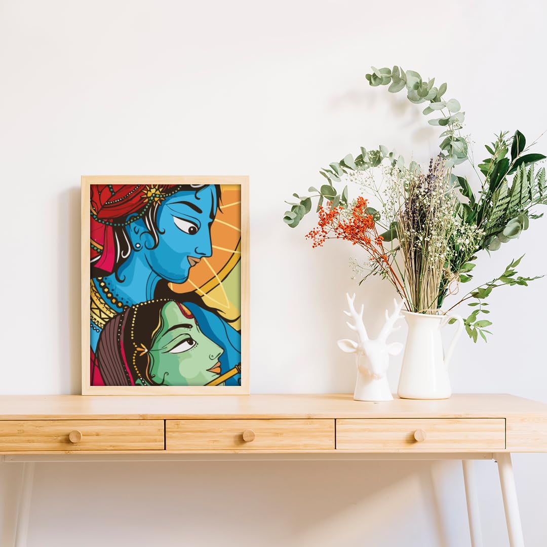 framed wall painting for wall decoration/wall framed for home decor/office decor (theme - minimal) ''single frame'' set of 1 (10x13 inches) (10x13 inches, ART 75.4)