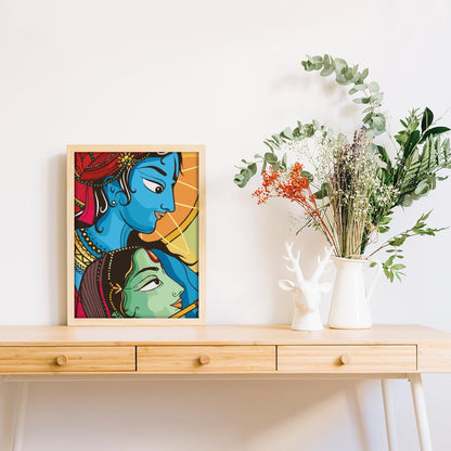 framed wall painting for wall decoration/wall framed for home decor/office decor (theme - minimal) ''single frame'' set of 1 (10x13 inches) (10x13 inches, ART 75.4)