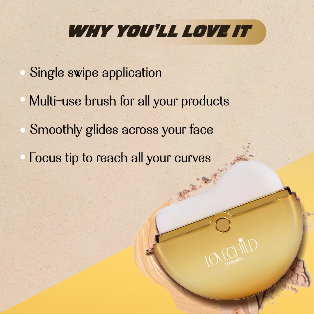 LoveChild Masaba Swipe Right Foundation Brush, 15g