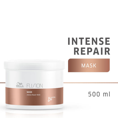 Wella Fusion Intense Repair Mask container on a white background