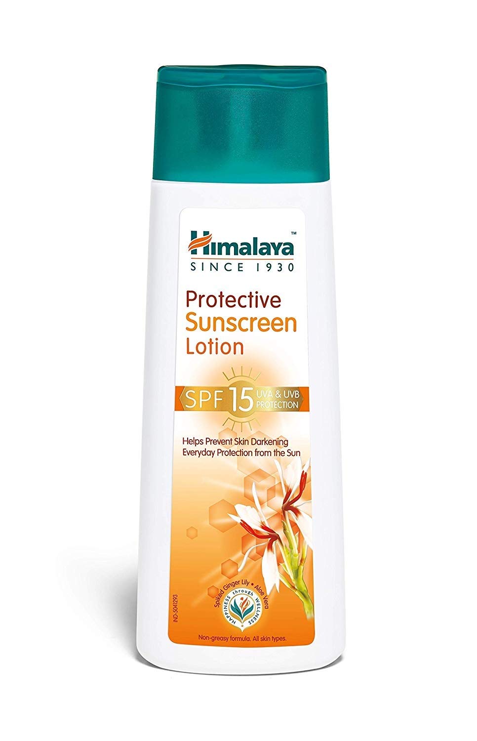 Himalaya Protective Sunscreen Lotion bottle on a white background