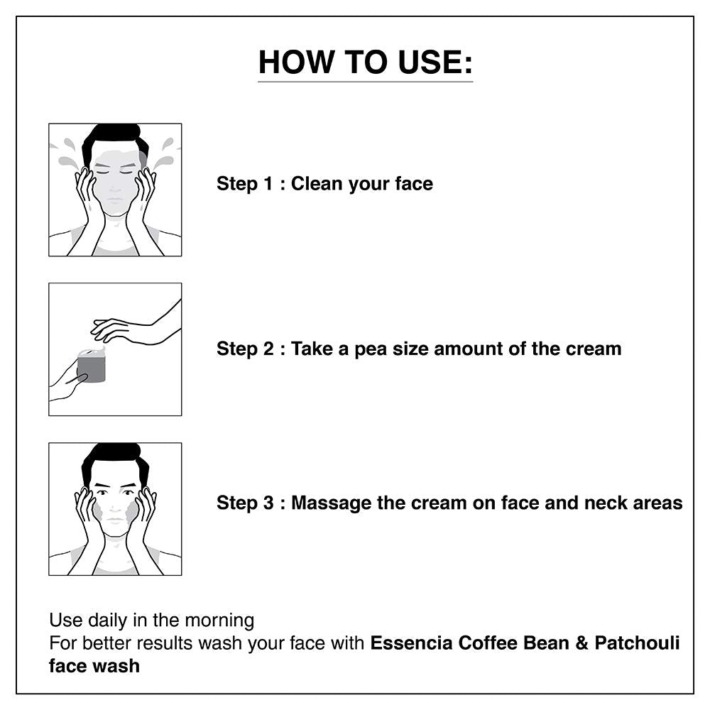 The Man Company Skin Brightening Cream with Multani Mitti, Coco Butter, Hyaluronic Acid | Bright & Soft Skin | Reduce Acne | Removes Blackhead - 30 gm