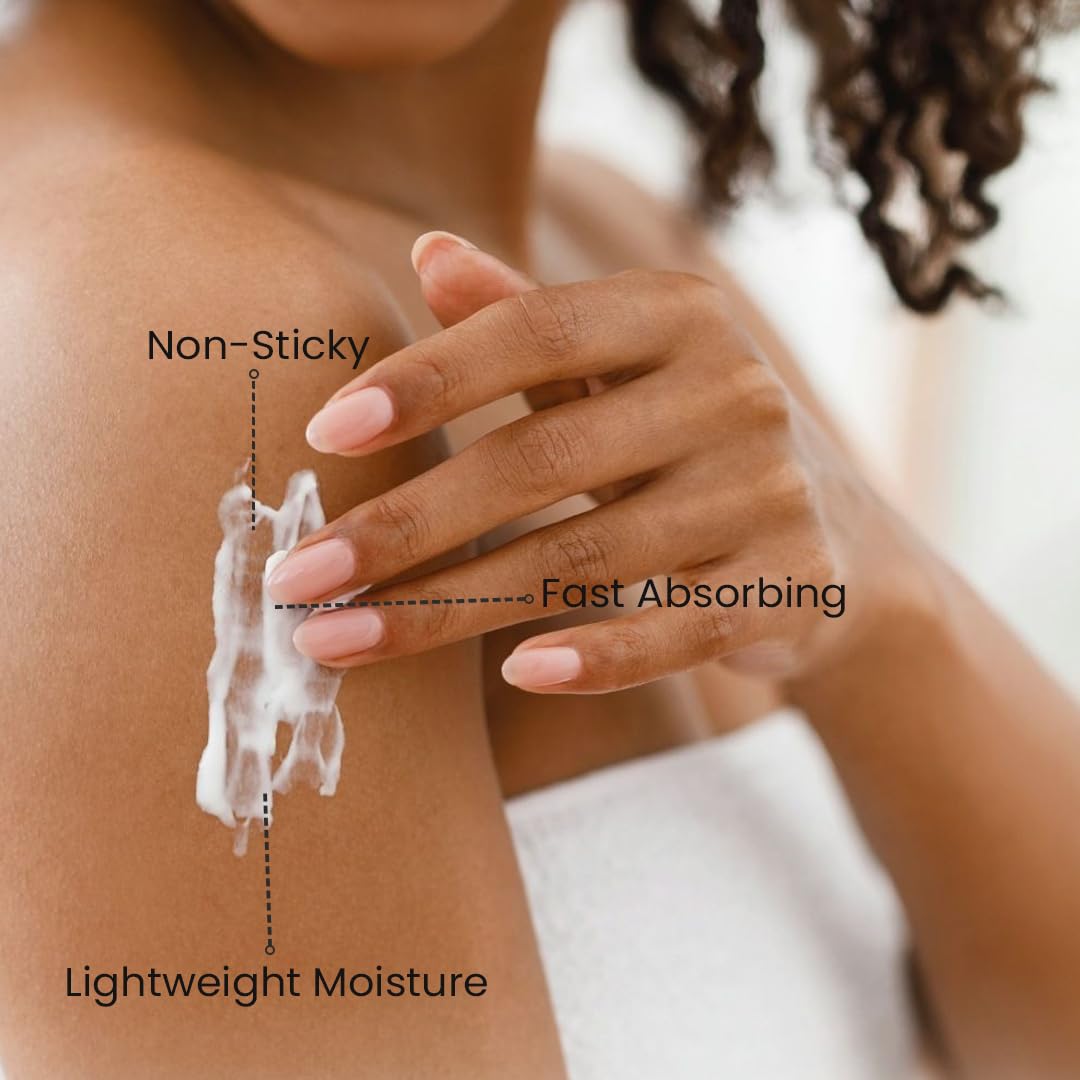 Glamveda 10% Urea Body Lotion for Very Dry & Rough Skin | Intense Moisturizer for Long-Lasting Hydration | Non-Greasy & Lightweight | Repairs & Softens Skin | 200ml