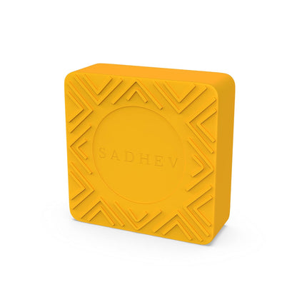 Sadhev Turmeric & Mango Kernel Butter bathing bar - Ayurvedic Soap - 125 Gm