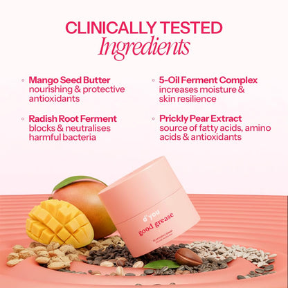 d’you Good Grease Cleansing Balm – Melt-Away Makeup & Sunscreen, Deep Pore Cleanser, 50 ml, Cruelty-Free, Refillable Packaging