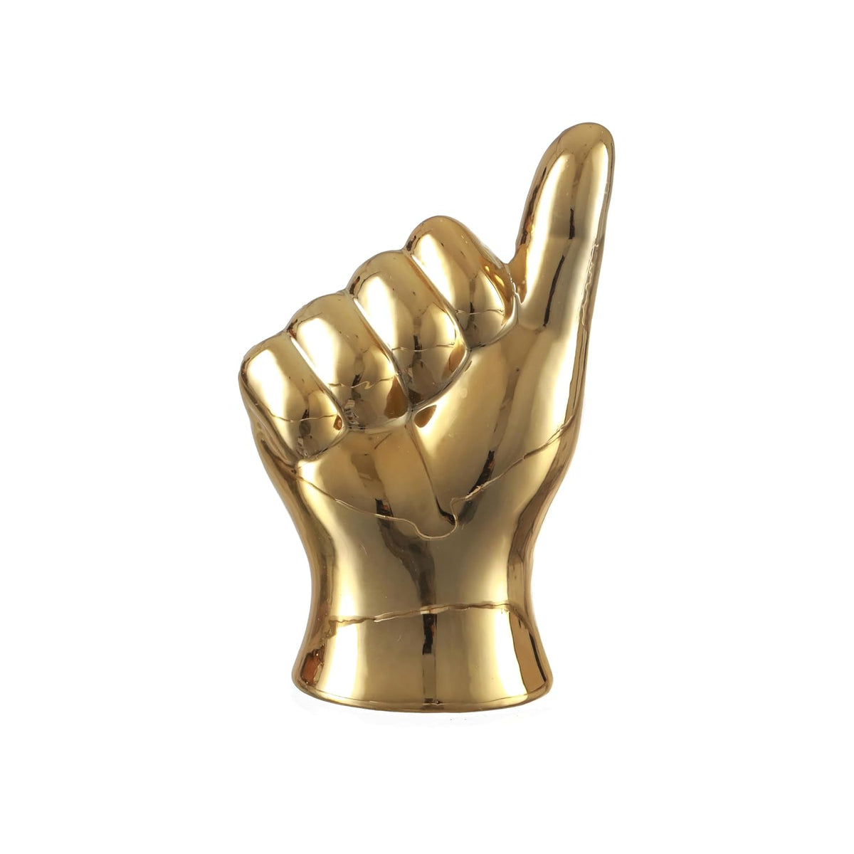 Set Of 3 Hand Sign Fantasy Showpiece Statue Collectible Figurines(Multi,Ceramic)Decorative Items For Home Decor Living Room Bedroom Wall Shelf Office Table Top Decoration Gifting