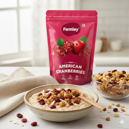 Farmley Dried Cranberry I 250 Gram, Pack Of 1 I Dried Fruit, Berries, High Nutrient And Antioxidant No Added Preservatives