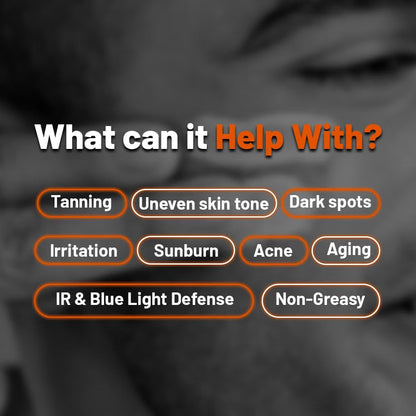 HIVADO Men’s Sunscreen Moisturiser SPF 50 PA++++ 50ml | No White Cast | Lightweight, Non-Greasy Hydrating & Brightening Formula | UVA + UVB Broad Spectrum Sun Protection | With Mimiskin™ | For All Skin Types