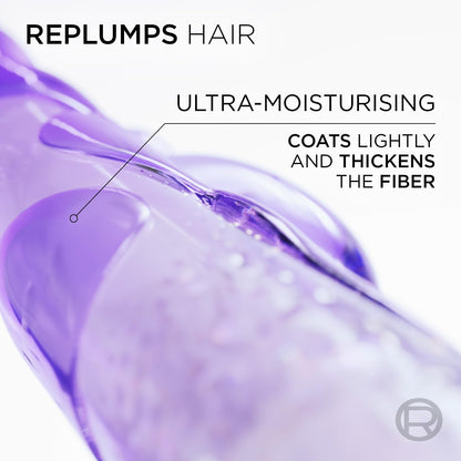 L Oréal Paris Moisture Filling Shampoo, With Hyaluronic Acid, For Dry & Dehydrated Hair, Adds Shine & Bounce, Hyaluron Moisture 72H, 340Ml.