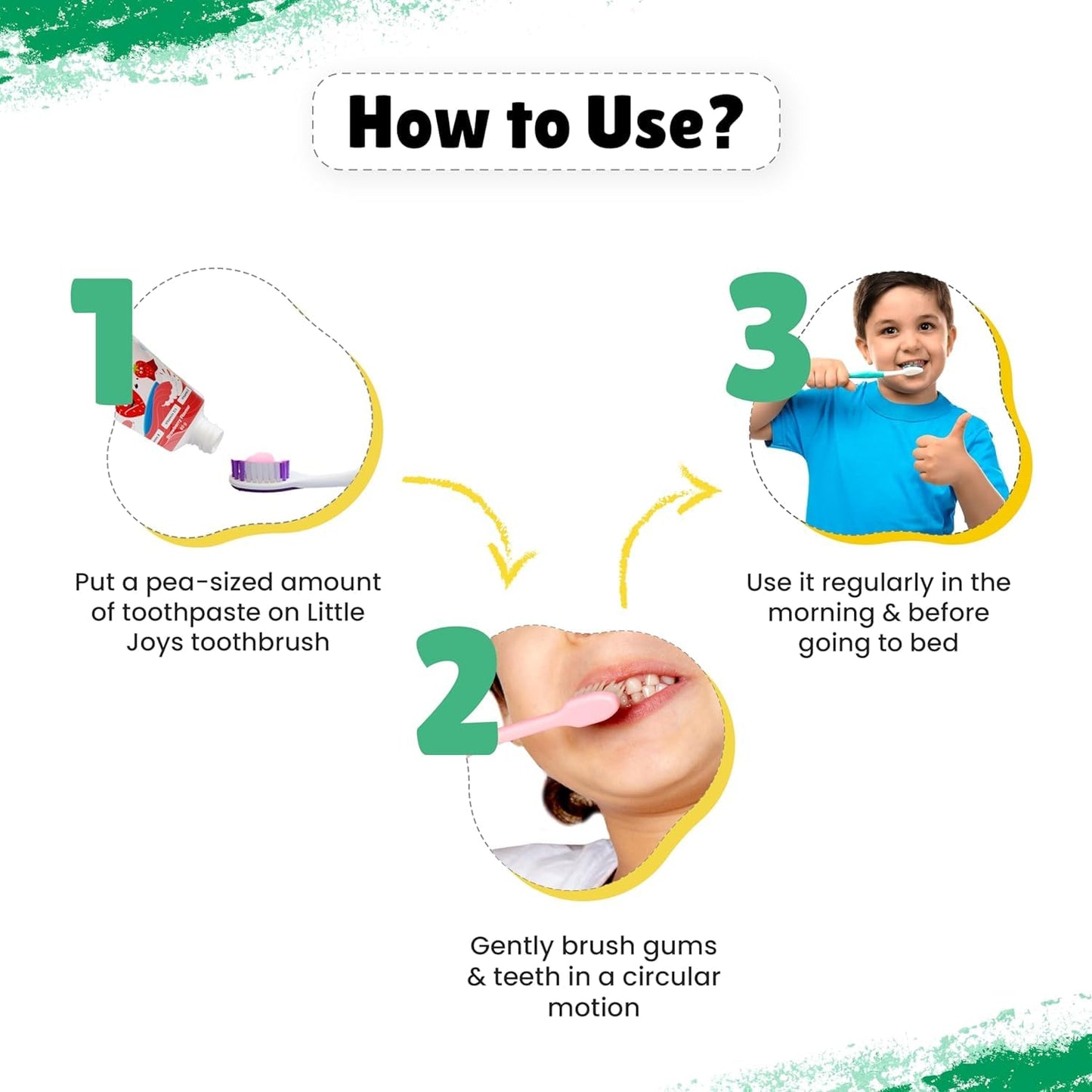 Little Joys Multivitamin Cavity Protection Toothpaste 80G|For 5+ Years Kids|Strawberry Flavour|With Vitamin A, D3 & E|Fights Germs & Cavity