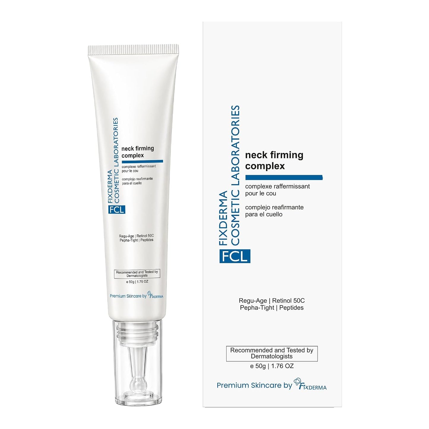FCL Retinol Neck Firming Complex | Neck Cream for Fine Lines and Wrinkle - 50g