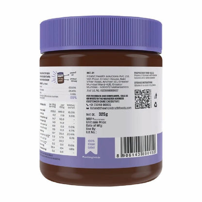 The Whole Truth - Dark Chocolate Peanut Butter | 325 Gm | Crunchy | High Protein | No Artificial Sweeteners | No Palm Oil | Vegan | Gluten Free | No Preservatives | 100% Natural