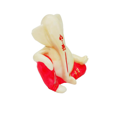 Ganesh Murti for Home & Office Decor, Ganesha Hand Crafted Best Car Dashboard Room Decoration Item (Sund Ganesha Red)