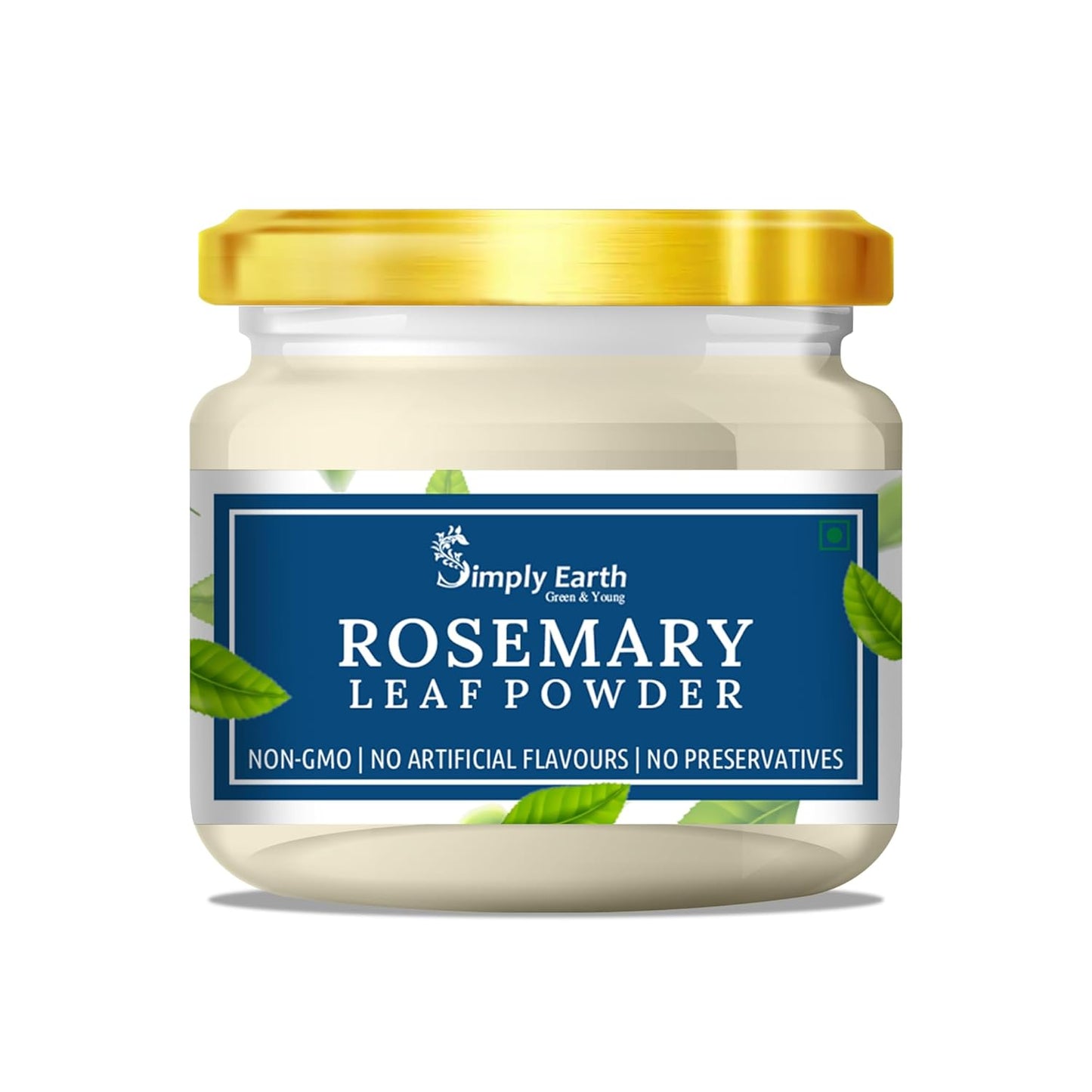 Simply Earth Rosemary Dried Leaves Powder For Hair Growth | Top Grade Leaves Rosemary Herb Tea | Organic | Natural Foods - 100 GM