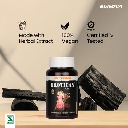 Erotican Capsules for MAN POWER - Pack of 1 (60 capsules)