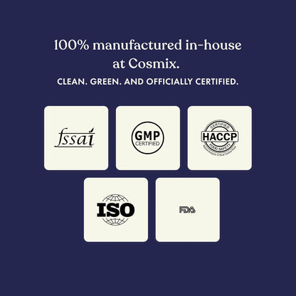 Cosmix Fermented Yeast Protein Powder | 24g Protein | Pure Single-Source Plant Protein | Made In-House | Smooth, Crazy tasty & Gut-Friendly | Chikmagalur Mocha, 500g Pouch