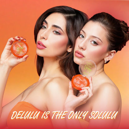 RENEE Delulu Blurring Gel Compact | Matte Finish, Controls Excess Oil, Reduces Shine, Blurs Pores | With Jojoba Oil and Vitamin E, For All Skin Types | 5g
