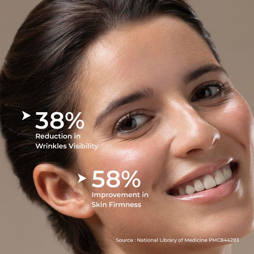 The Healthspan Co. Pure Korean Marine Collagen 250g for Skin, Hair, Nails, Bones & Joints, Hydrolyzed Collagen I & III Powder with Biotin, Hyaluronic Acid & L-Glutathione for Women & Men, Watermelon Flavor, 25 Serves