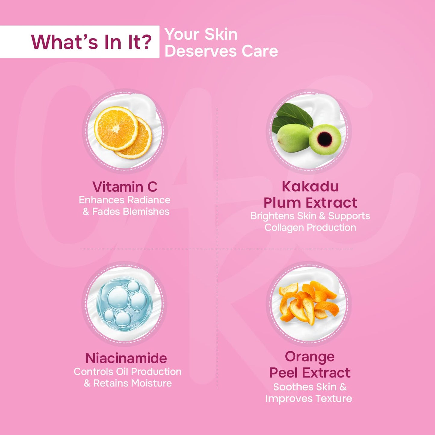 Swiss Beauty Care Glow Fusion Daily Moisturiser | With Vitamin C & Kakadu Plum Extract | Niacinamide & Orange Peel Extract | Boosts Glow | Fades Pigmentation | Super Hydrating | 50g