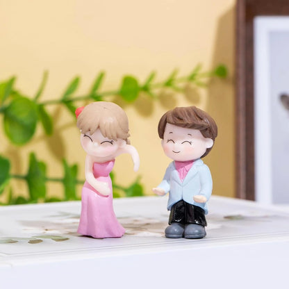 ascension Lovely Couple Gift for Girlfriend Boyfriend Husband Wife Her Him | Miniature Showpiece Valentines Day Gift for Love Valentine Day Decoration Items Romantic Couple Statue Showpiece