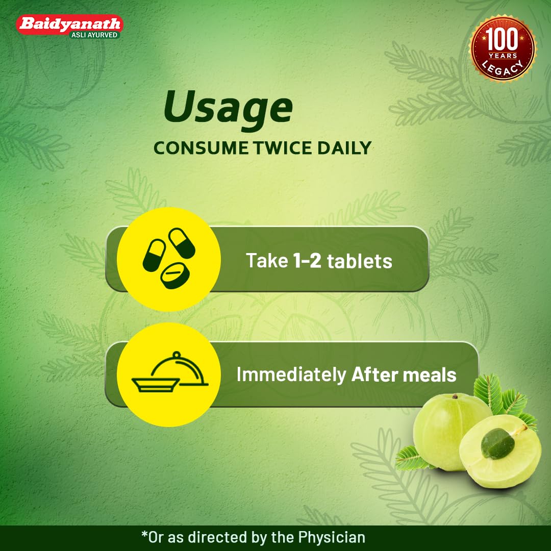 Baidyanath Gaisantak Bati - Instant Relief from Gas and Indigestion - 100 Tablets