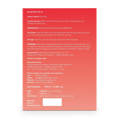 Product label with detailed information on a white background