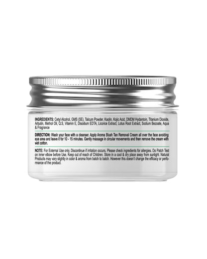 Jar of cream with a silver lid on a white background